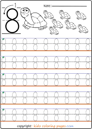 Number Tracing Worksheets Archives Kids Coloring Pageskids Coloring Pages In 2020 Tracing Worksheets Number Tracing Number Worksheets Kindergarten