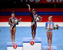 Team usa's star gymnasts including simone biles and jordan chiles hit the mat to train at ariake gymnastics centre in tokyo today in their leotards by sponsor gk elite. Simone Biles U S National Gymnastics Team To Train In Indy For Olympics