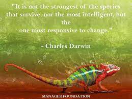 Adapt Or Perish Charles Darwin Quotes Motivational Affirmations Great Quotes