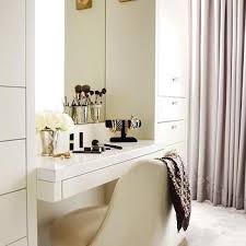 Antiqued Mirrored Cabinets Contemporary Closet Dressing Table Design Built In Dressing Table Closet Design