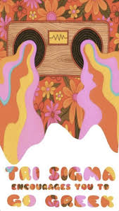 Tri Sigma Wall Paper In 2020 Tri Sigma Sorority Recruitment Themes Tri Sig