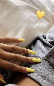 60 Trendy Yellow Nail Art Designs To Make You Stunning In Summer Page 22 Of 60 Nail Art Design Ar Acrylic Nails Coffin Short Yellow Nails Acrylic Nails