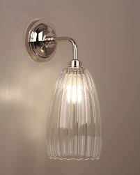 Modernplace is a one of kind solution to all of your modern fixtures needs. Traditional Hunton Ribbed Glass Bathroom Wall Light