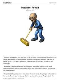 Maybe you would like to learn more about one of these? Readworks Important People Reading Comprehension Teachers