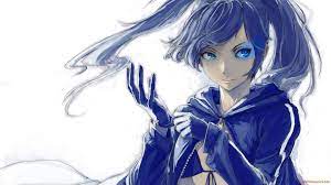 The best gifs are on giphy. Blue Hair Blue Eyes Anime Girls Black Rock Shooter Anime Gloves Wallpapers Hd Desktop And Mobile Backgrounds