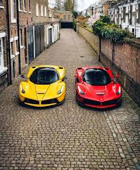 Yellow Or Red Cool Cars Cool Car Pictures Ferrari Laferrari