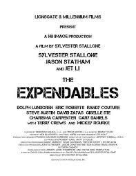 Sylvester sTALLONE Jason STATHAM And Jet LI