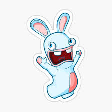 Raymanravingrabbids rabbids rabbid blender rabbidsinvasion 3d_model rabbidskingdombattle rayman cgi blender_render. Rayman Raving Rabbids Stickers Redbubble