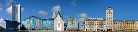 It was renamed karl marx university of leipzig in 1953 by the communist leadership of east germany, but the original name was restored in 1990. Augustusplatz University Leipzig Panoramastreetline