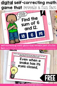 Addition And Subtraction Digital Math Task Cards Math Task Cards Math Tasks 2nd Grade Math Games