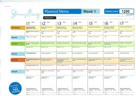 Nutrisystem Meal Planner Nutrisystem Recipes Meal Planner Meal Planner Template