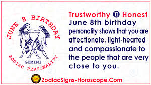 And he helped the elder up and we gave our sallams again. June 8 Zodiac Full Horoscope Birthday Personality Zsh