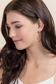 Windsor Snake Print Large Hoops