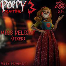 Poppy Playtime : Miss Delight (Fix) [Blender 2.9+] by DravenJV01 on  DeviantArt