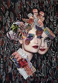 Emilia Elfe Imzali Goz Alici Moda Kolajlari Magazine Collage Kolaj Richard Avedon