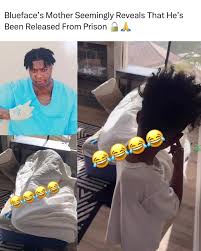 Blueface’s Mother Seemingly Reveals That He’s Been Released From Prison  🔓🙏 #blueface #fyp #viral #trending