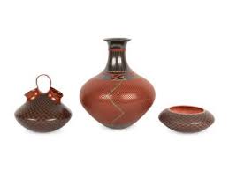 Three Miniature Mata Ortiz Pots By Manuela Olivas