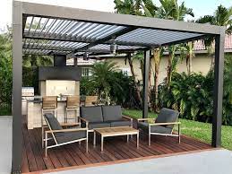 Check spelling or type a new query. Modern Altimate Pergola Over Outdoor Kitchen Chimney Ceiling Fans Led Lights Contemporary Patio Other By Alt S Seamless Spouting Llc Houzz