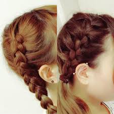 ミディアムヘアの編み込みヘアアレンジ8選自分での簡単な髪型の仕方も