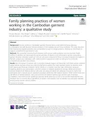 How to create a macro in excel. Pdf Family Planning Practices Of Women Working In The Cambodian Garment Industry A Qualitative Study