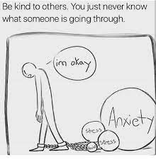 You never know what someone is going through meme. Be Kind To Others You Just Never Know What Someone Is Going Through Inn Oka Stress Stress Dovo Meme On Me Me