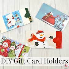 If you don't have pretty paper, you could also stamp something right on the gift card holder card stock (tip: Diy Gift Card Holders Made From Repurposed Christmas Cards