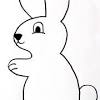 Imprimer l'image télécharger l'image dessin d'un lapin au nez en coeur. 1