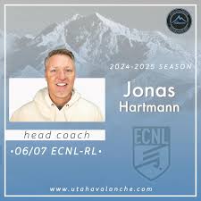 🚨ECNL COACHING ANNOUNCEMENT🚨 We will be commencing our coaching  announcements for our platform league teams… First up is Jonas Hartmann who  will be coaching our 2006/2007 ECNL-RL team! #utahavalanche  #whatstartsherechangestheworld #ECNL #ecnlgirls