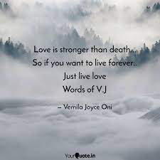 Bourgeault discusses the four building blocks of soul work beyond the grave: Love Is Stronger Than Dea Quotes Writings By Vemila Joyce Oni Yourquote