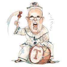Rudy giuliani, the president's personal attorney, was caught in a compromising position in the new 'borat' film. How Rudy Giuliani Turned Into Trump S Clown The New Yorker