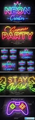 Download Neon Logo Mockup Psd Template Download Free And Premium Psd Mockup Templates And Design Assets PSD Mockup Templates