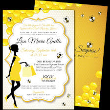 Mommy To Bee Baby Shower Invitations Blackline