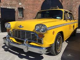 Taxicab Classics Cruising New York City In A Vintage Checker And Desoto Cab Checker Taxi Cab Taxi Cab Yellow Taxi Cab