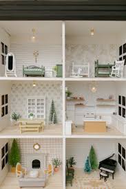 Elsie S Dollhouse Reveal A Beautiful Mess Dolls House Interiors Diy Dollhouse Furniture Diy Barbie House