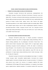 Jelaskan perbedaan perusahaan lokal dan multinasional / perusahaan multinasional adalah ciri contoh dan kelebihan : Doc Manajemen Keuangan Internasional Astrini Padapi Academia Edu