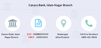 Hdfc bank customer care numbers in india. Canara Bank Islam Nagar Ifsc Code Cnrb0019334