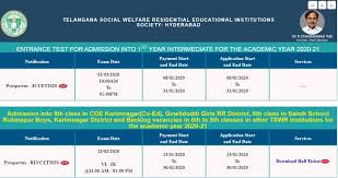 The telangana social welfare residential educational. Telangana Blv Cet 2020 Result Tswreis Merit List Cut Off