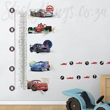 disney cars growth chart wall sticker cars 2 growth chart wall decal