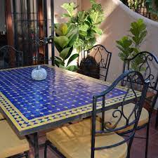 Moroccan Zellige Table Mosaic Patio Table Garden Table And Chairs Dining Table
