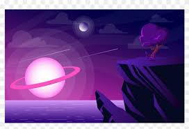Often mistaken for violet, it is in fact, a secondary color achieved after combining red and blue. Space Purple Background Landscape Planet Graphic Design Hd Png Download 1024x699 4521674 Pngfind