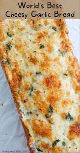Absolutely Outrageous Garlic Cheese Bread Recipe Garlic Cheese Bread Cheese Bread Bread Toppings