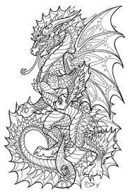 In chinese mythology, the dragon is a very iconic creature. Dragon Coloring Page