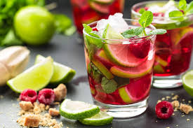 Sommercocktails Mussen Nicht Immer Pappsuss Sahnig Oder Mit Viel Alkohol Sein Unser Virgin Himbeer Mojito Besticht Durch Prinke Mojito Rezept Himbeeren Mojito