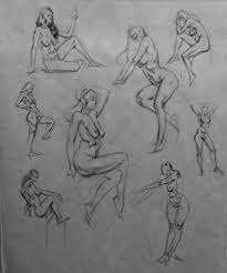 E M Gist Illustration Dead Of The Day Quick Sketch And Anatomy Quick Sketch Life Drawing Anatomy For Artists