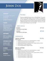 Cv Templates For Word Doc 632 638 Get A Free Cv