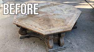 So, these old coffee tables are bringing me down memory lane as i've had them for 5+ years. Before And After Thrifted Coffee Table Makeover Youtube