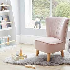Pink Chair Dunelm 45 In 2020 Velvet Cocktail Chair Cocktail Chair Kids Armchair