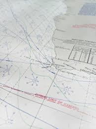 1950s Nautical Pilot Charts A Car Boot Sale Rescue