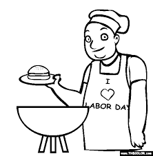 You can also print them and use them to give them to your children. Labor Day Online Coloring Pages