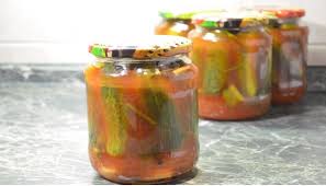 огурцы с кетчупом чили на литровую банку без стерилизации Ogurcy S Ketchupom Chili Na Zimu 6 Receptov Prigotovleniya V Litrovyh Bankah